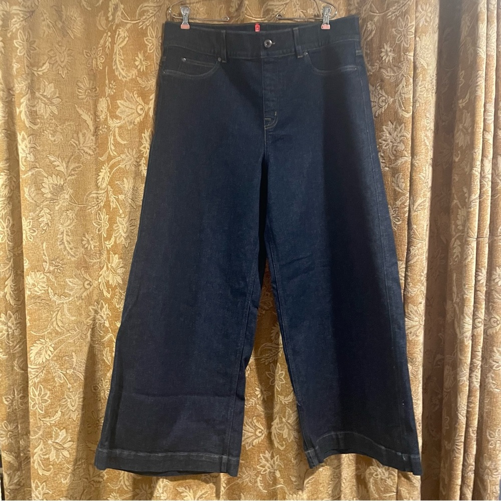 Spanx Flare Jeans 2x (22W - 24W) Petite - like new- Midnight Shade